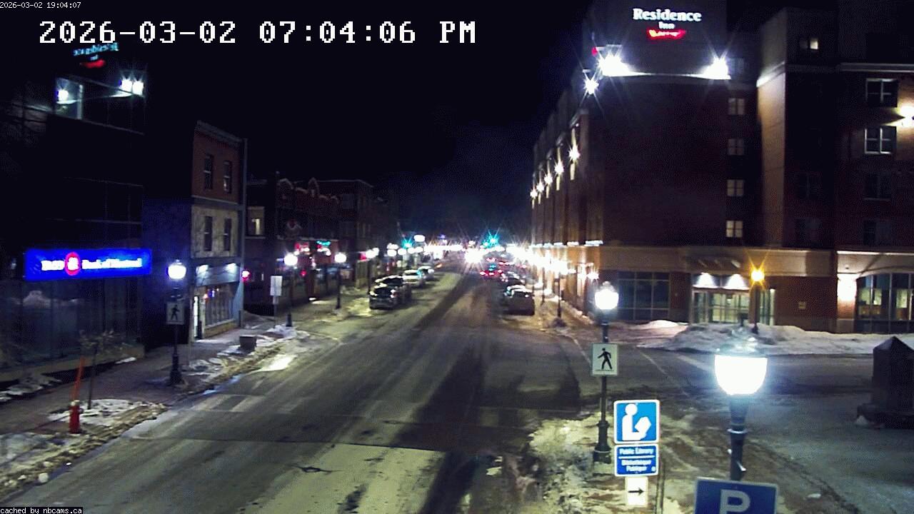 Web Cam image of Moncton (Main Street East)