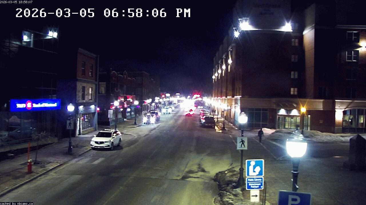 Web Cam image of Moncton (Main Street East)