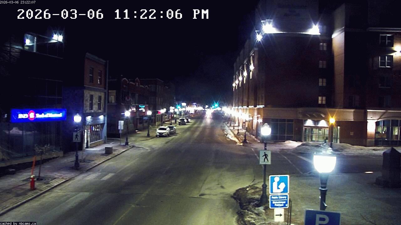 Web Cam image of Moncton (Main Street East)