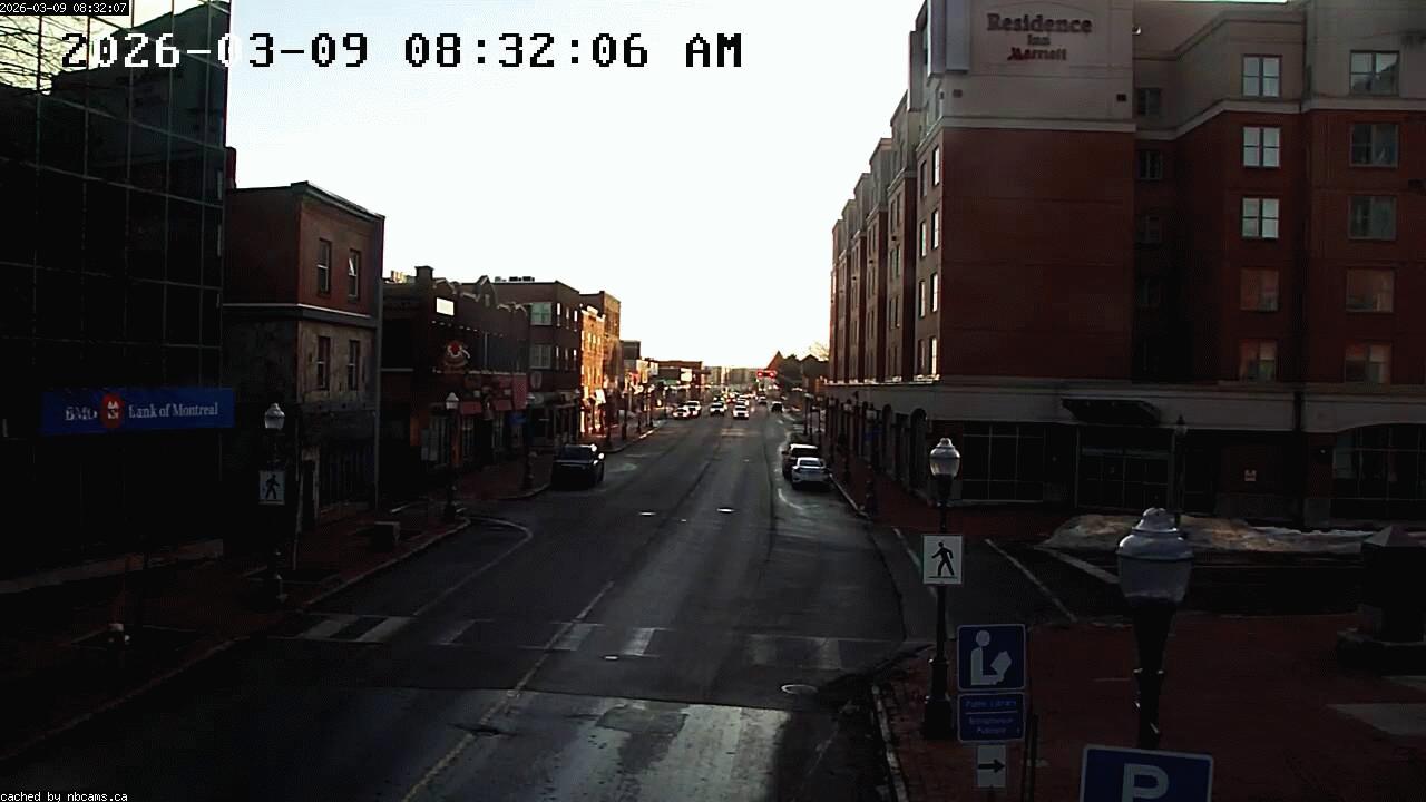 Web Cam image of Moncton (Main Street East)
