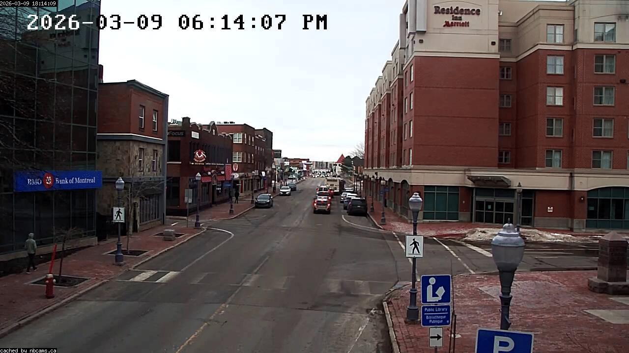 Web Cam image of Moncton (Main Street East)