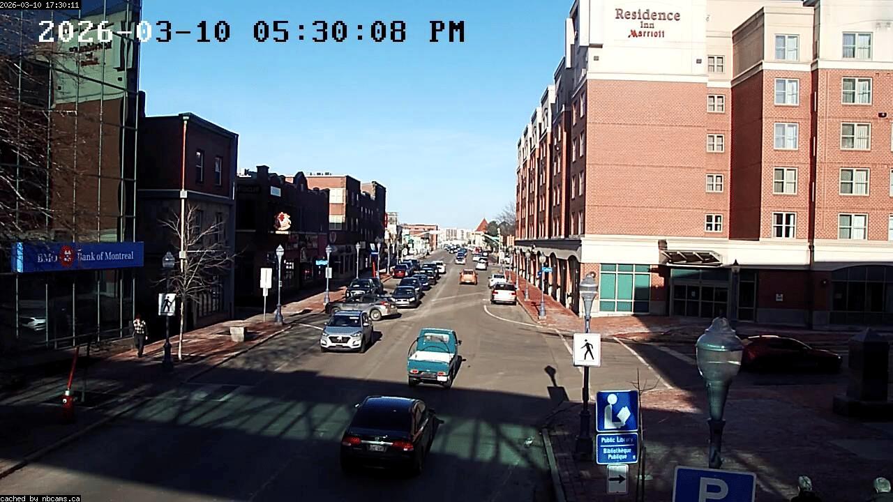 Web Cam image of Moncton (Main Street East)