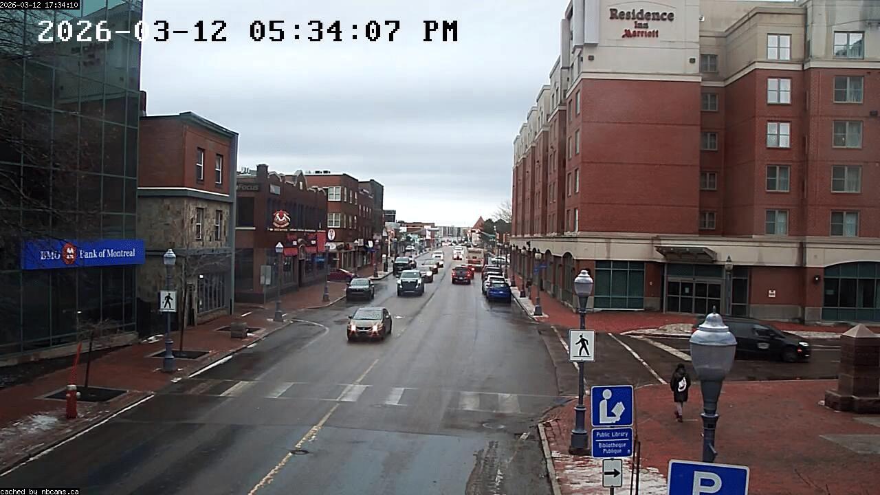 Web Cam image of Moncton (Main Street East)