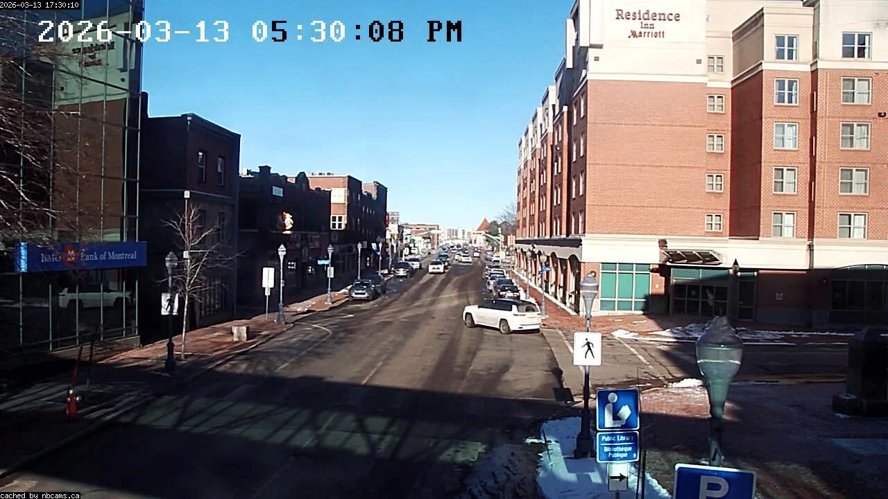Web Cam image of Moncton (Main Street East)