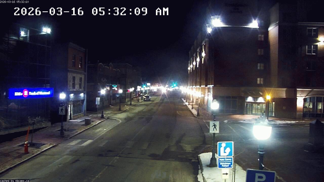 Web Cam image of Moncton (Main Street East)