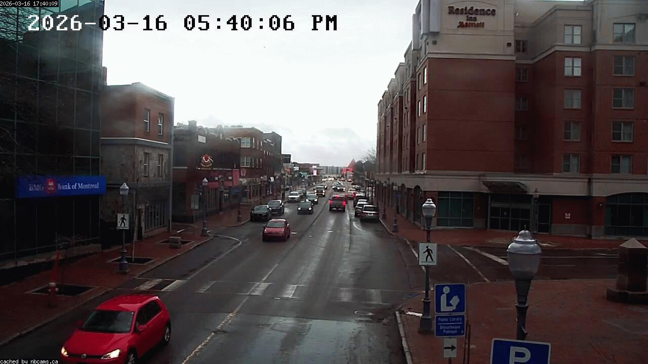 Web Cam image of Moncton (Main Street East)