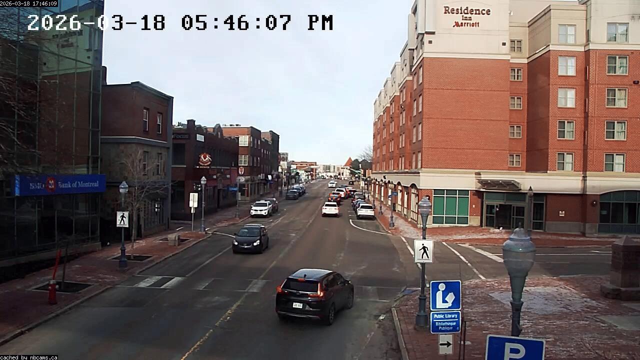 Web Cam image of Moncton (Main Street East)