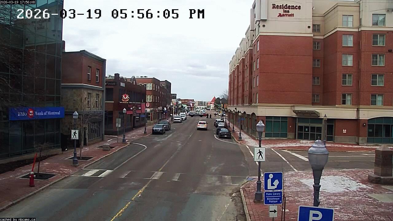 Web Cam image of Moncton (Main Street East)