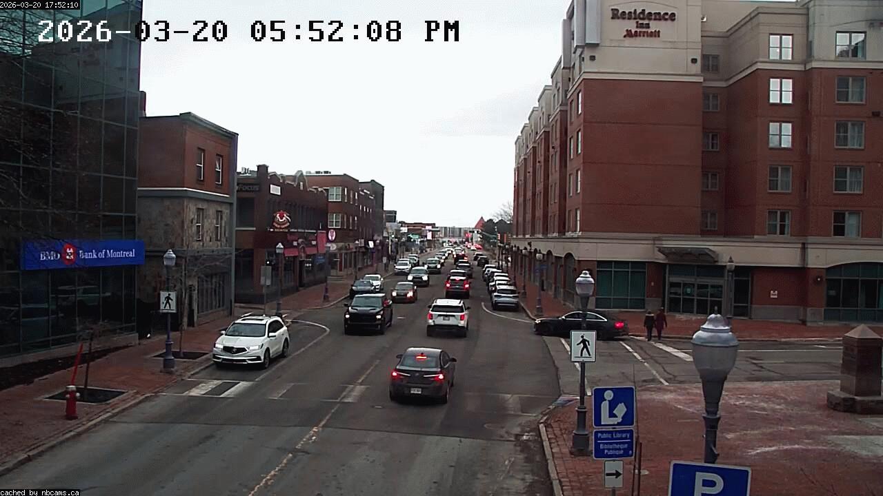 Web Cam image of Moncton (Main Street East)