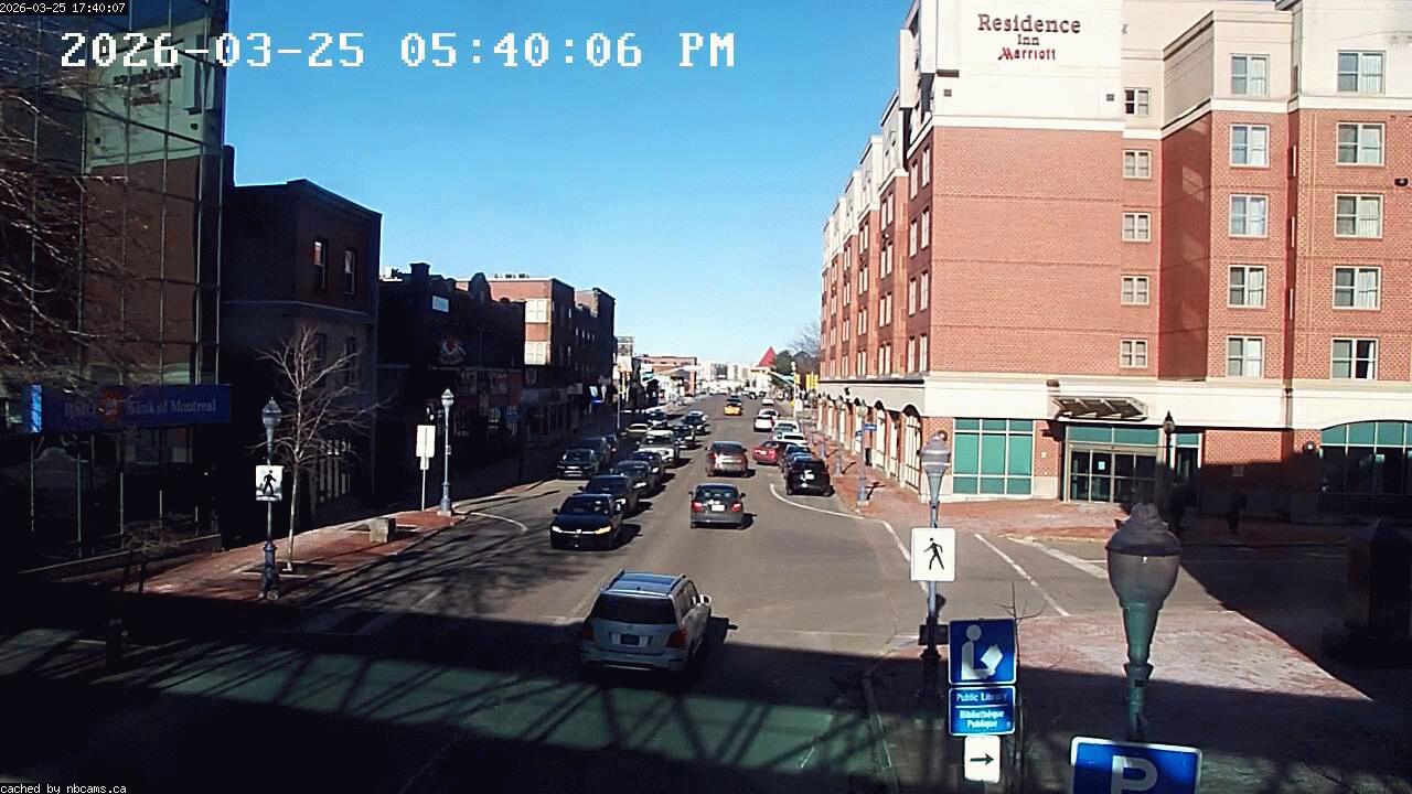 Web Cam image of Moncton (Main Street East)