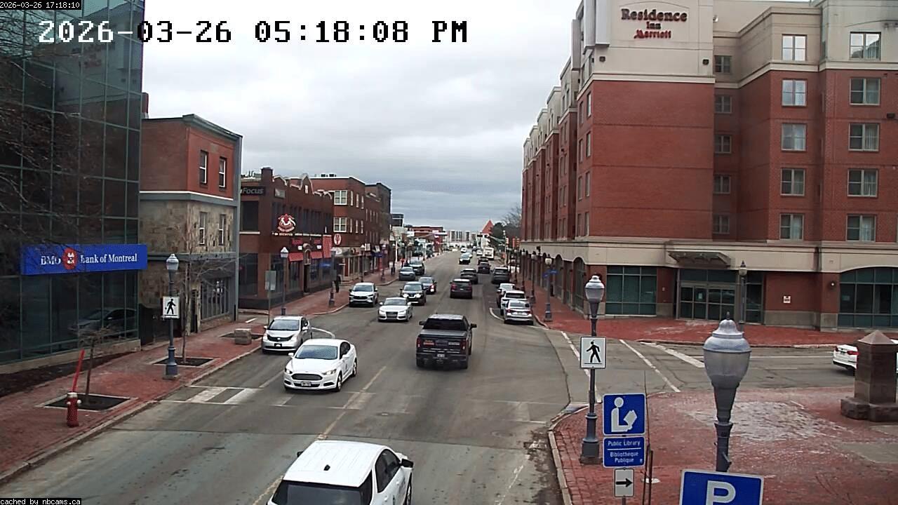 Web Cam image of Moncton (Main Street East)