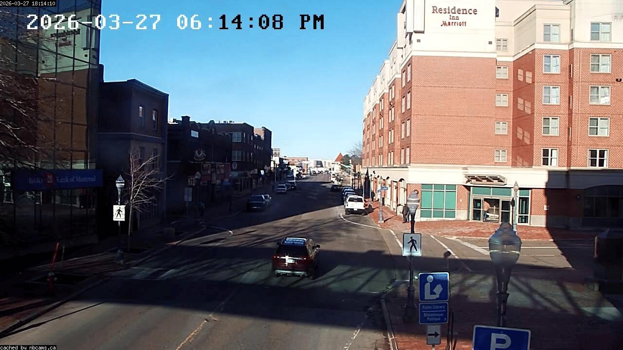 Web Cam image of Moncton (Main Street East)