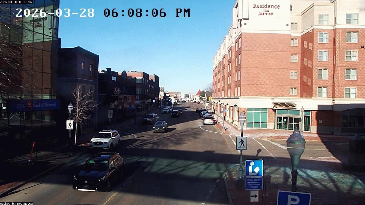 Web Cam image of Moncton (Main Street East)