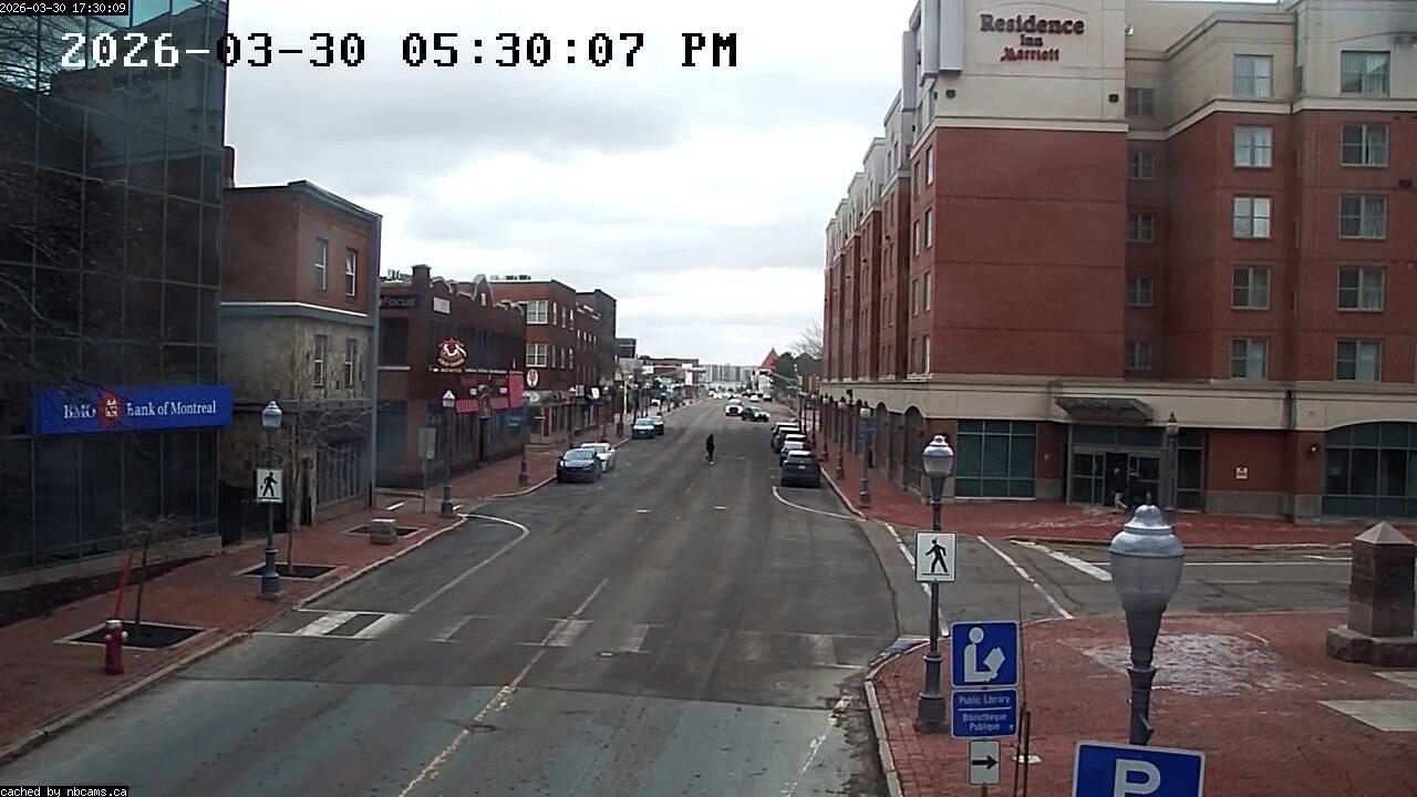 Web Cam image of Moncton (Main Street East)