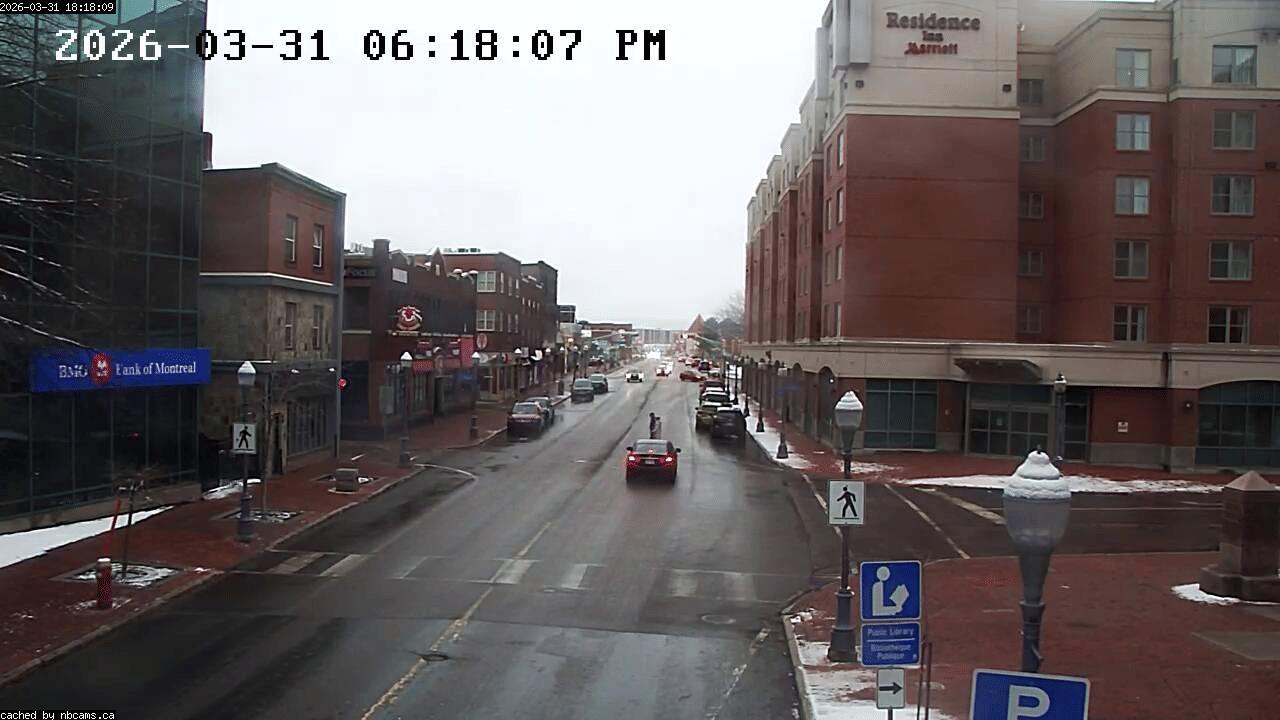 Web Cam image of Moncton (Main Street East)