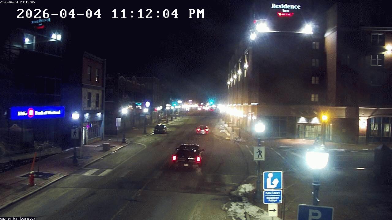 Web Cam image of Moncton (Main Street East)