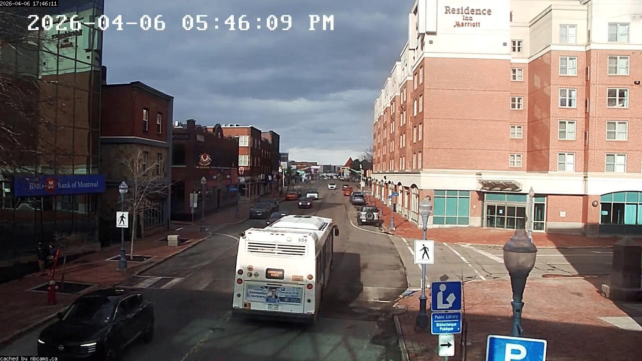 Web Cam image of Moncton (Main Street East)