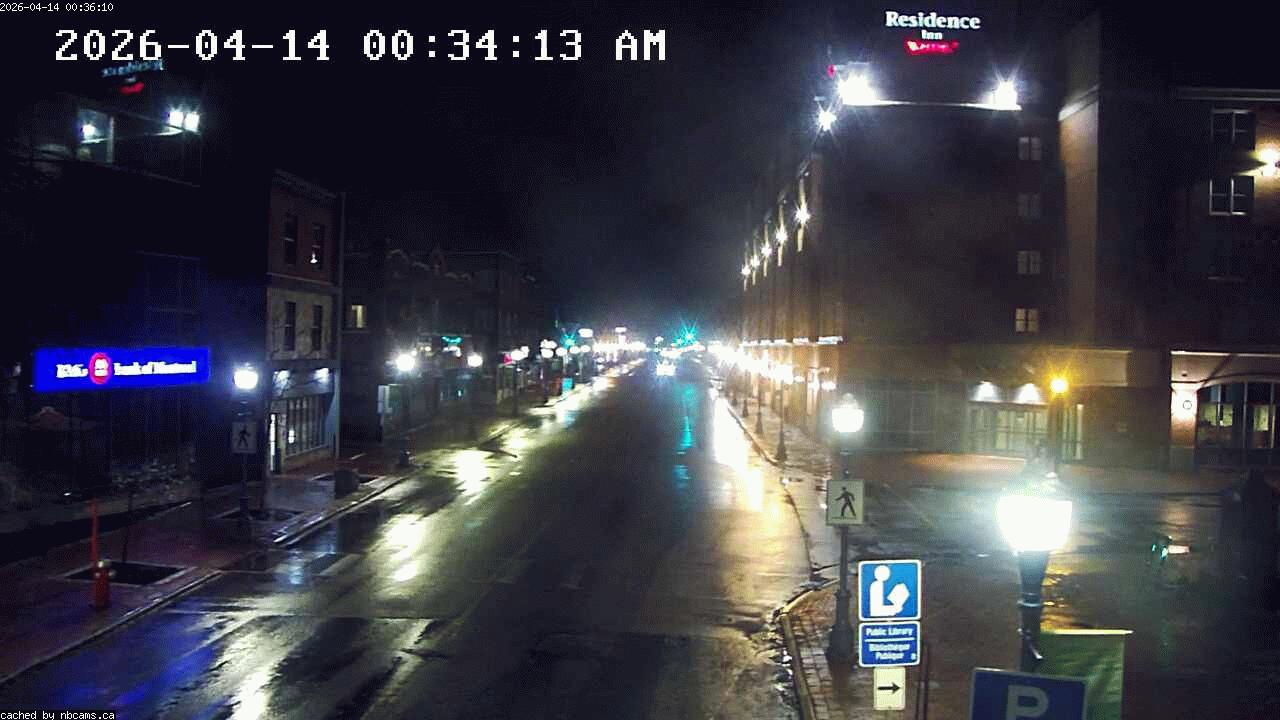 Web Cam image of Moncton (Main Street East)