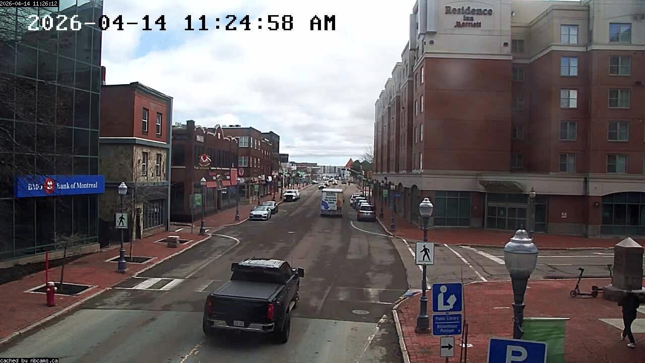 Web Cam image of Moncton (Main Street East)