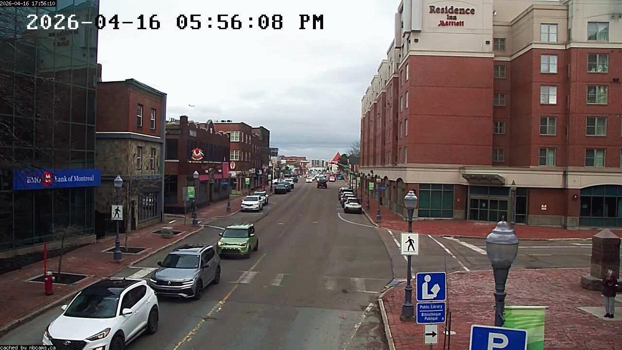 Web Cam image of Moncton (Main Street East)
