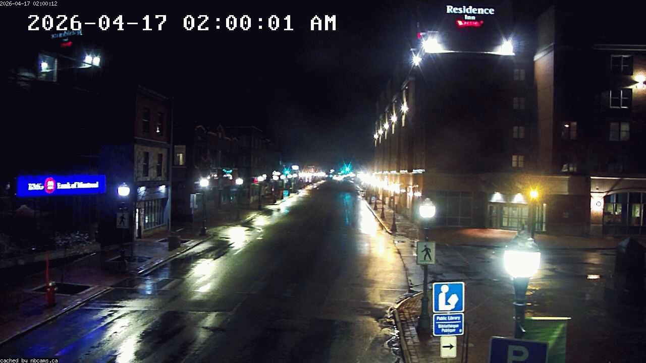 Web Cam image of Moncton (Main Street East)