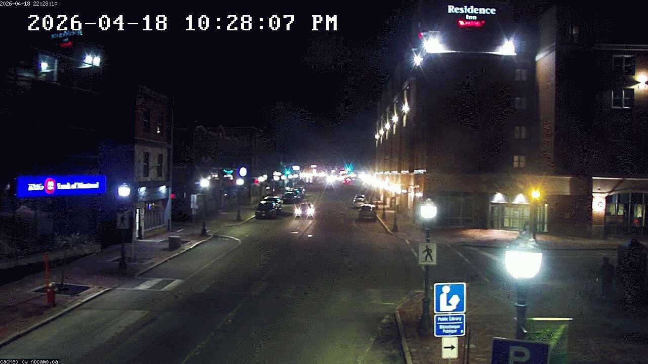 Web Cam image of Moncton (Main Street East)