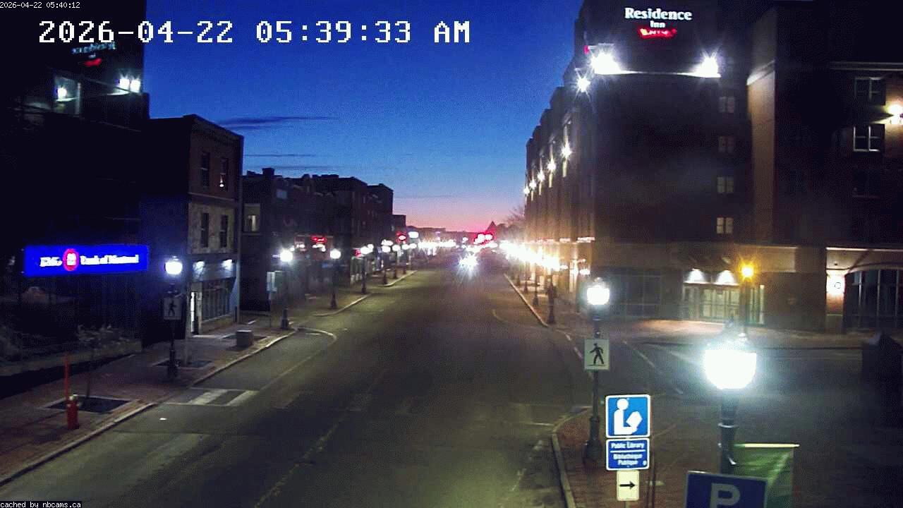 Web Cam image of Moncton (Main Street East)
