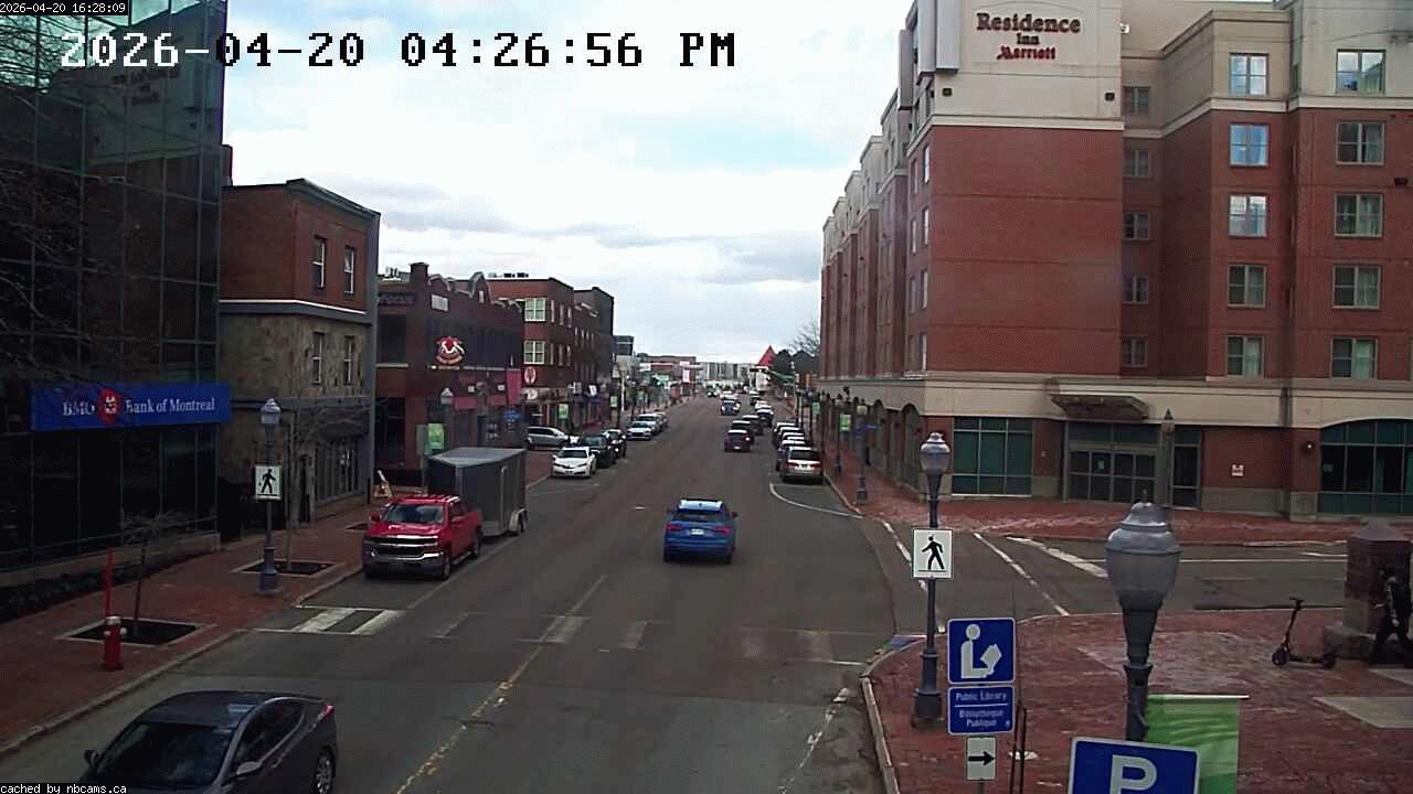 Web Cam image of Moncton (Main Street East)
