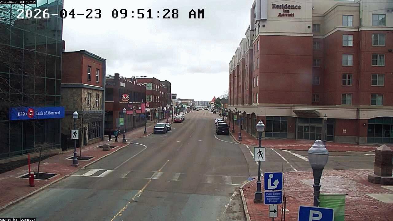 Web Cam image of Moncton (Main Street East)