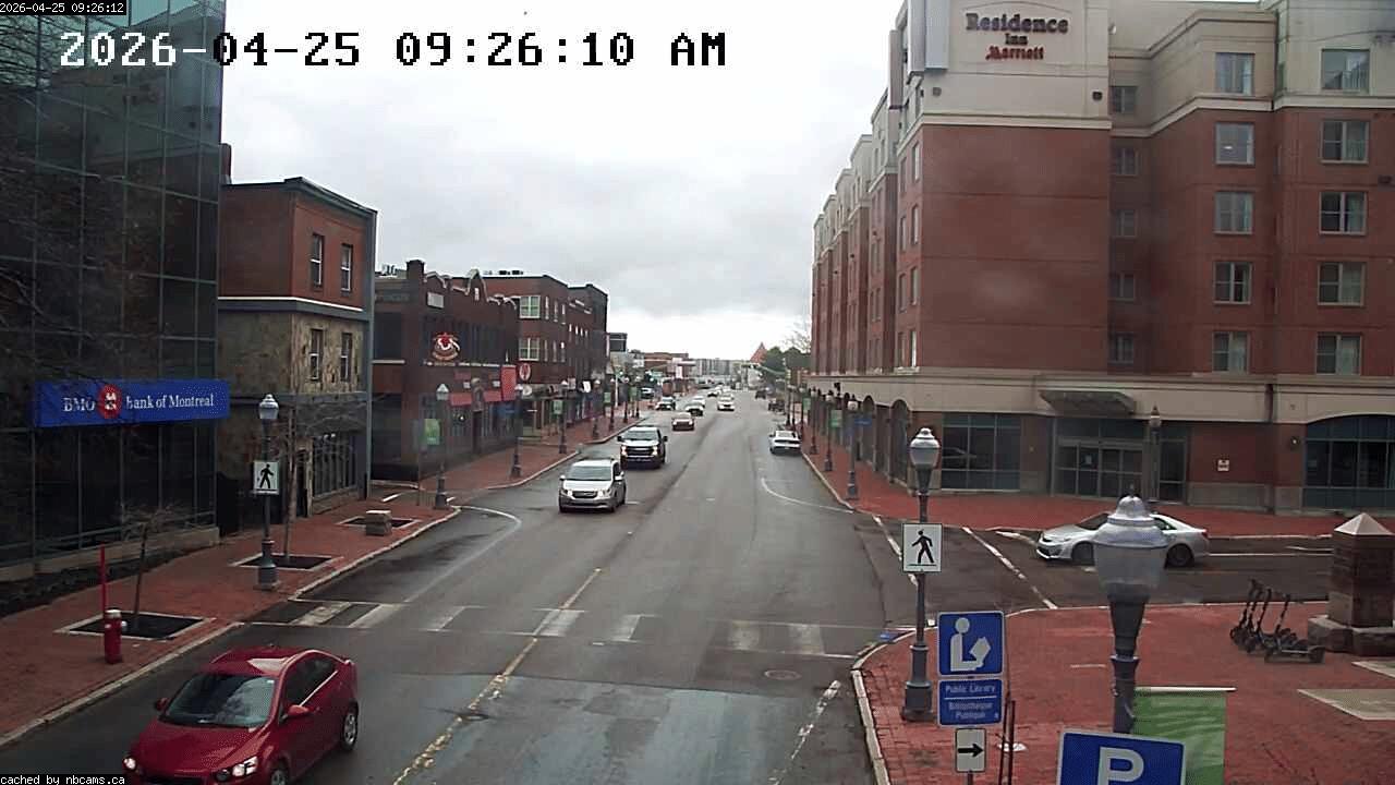 Web Cam image of Moncton (Main Street East)