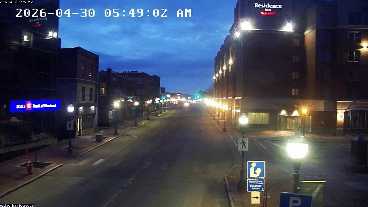 Web Cam image of Moncton (Main Street East)