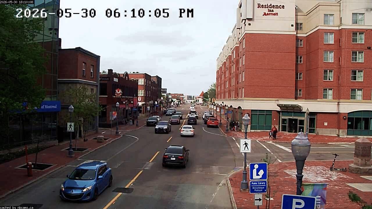 Web Cam image of Moncton (Main Street East)