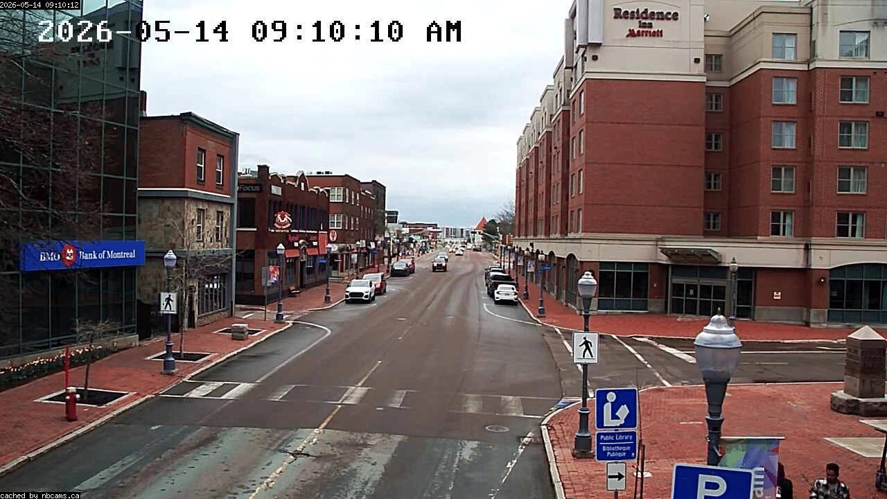 Web Cam image of Moncton (Main Street East)