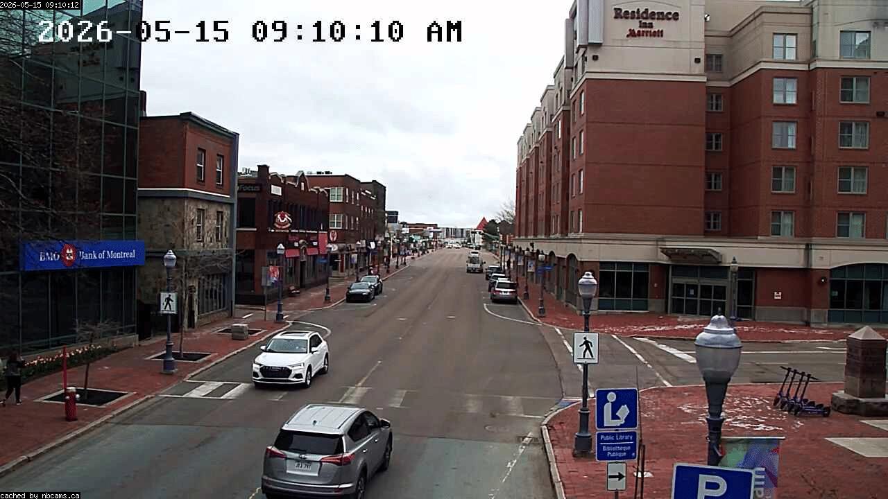 Web Cam image of Moncton (Main Street East)