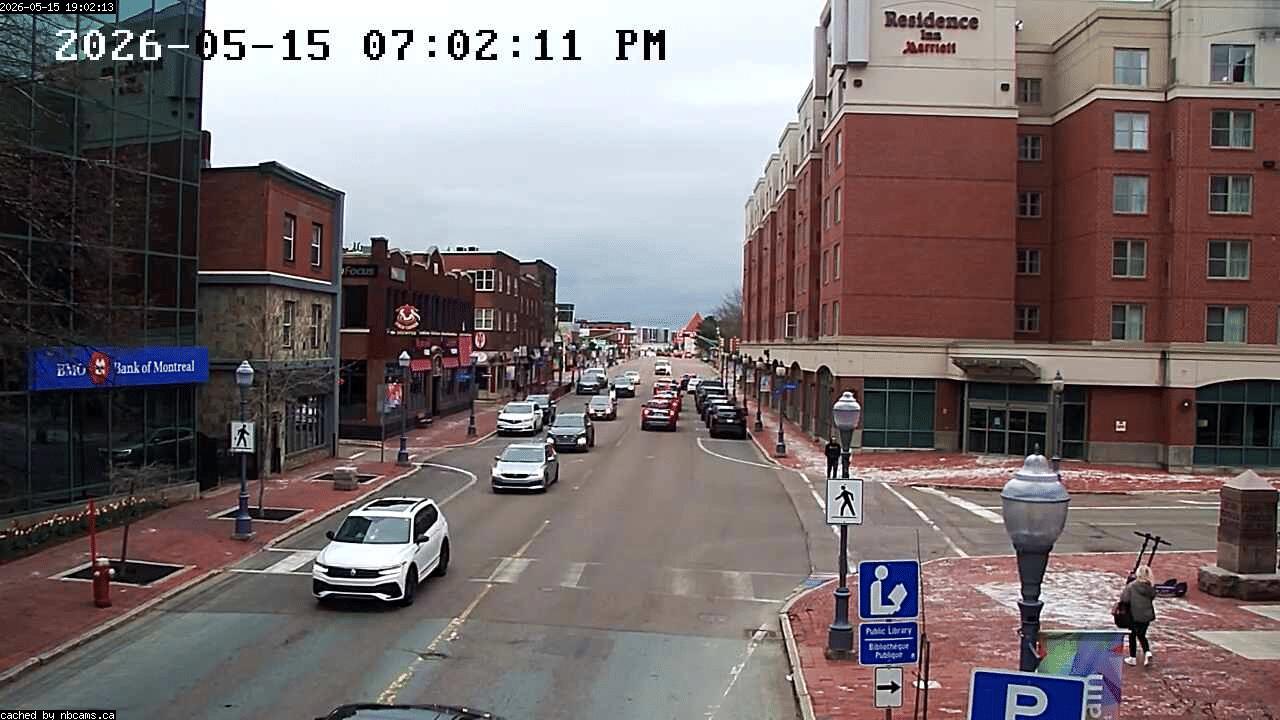 Web Cam image of Moncton (Main Street East)