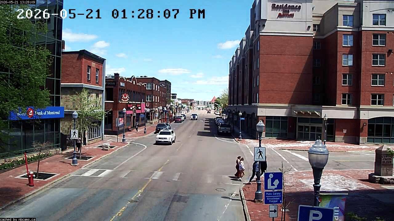 Web Cam image of Moncton (Main Street East)