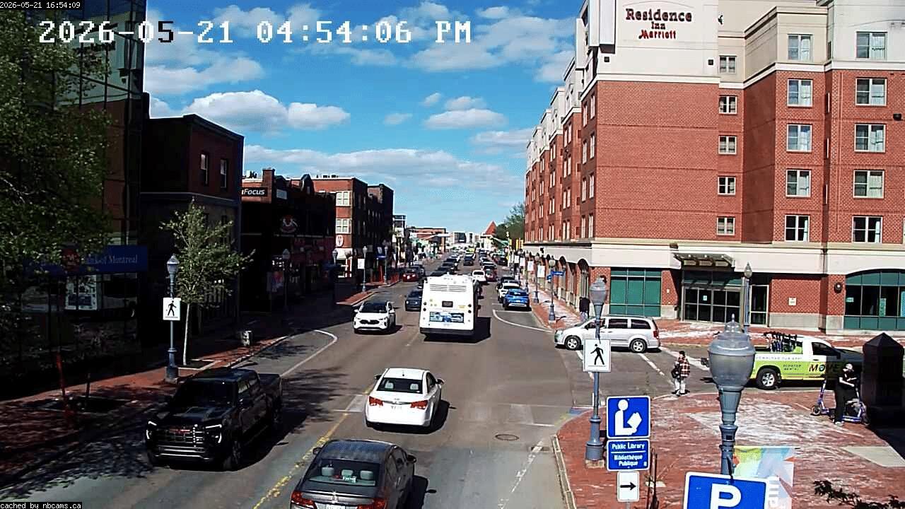 Web Cam image of Moncton (Main Street East)