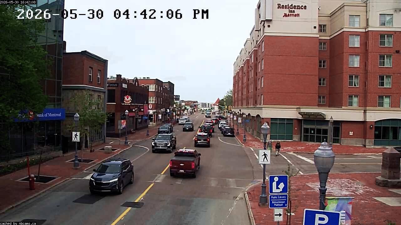 Web Cam image of Moncton (Main Street East)