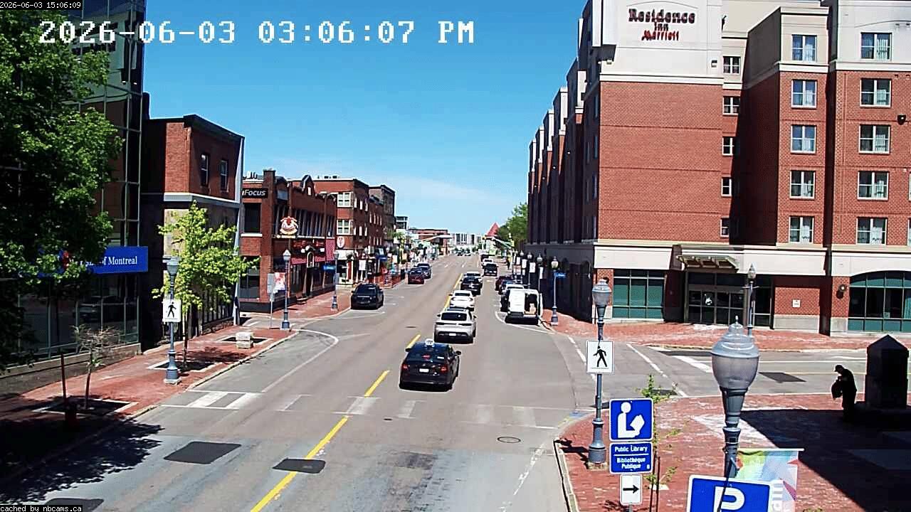 Web Cam image of Moncton (Main Street East)