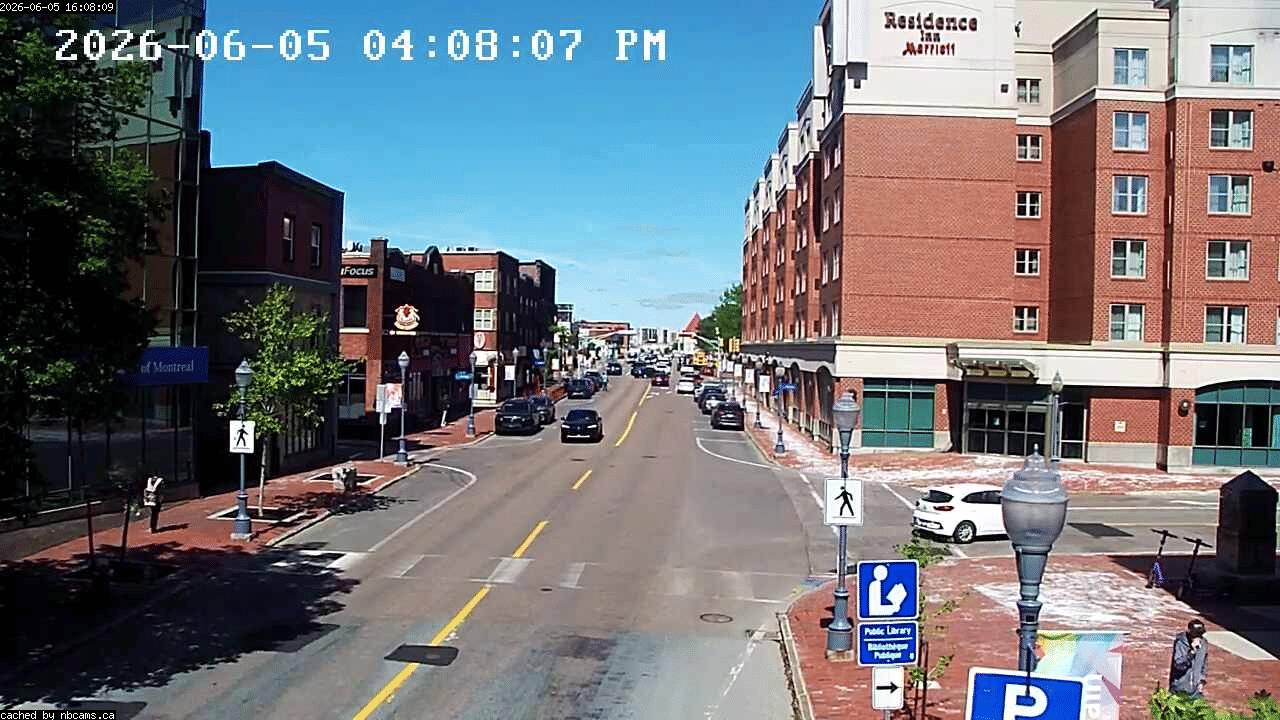 Web Cam image of Moncton (Main Street East)