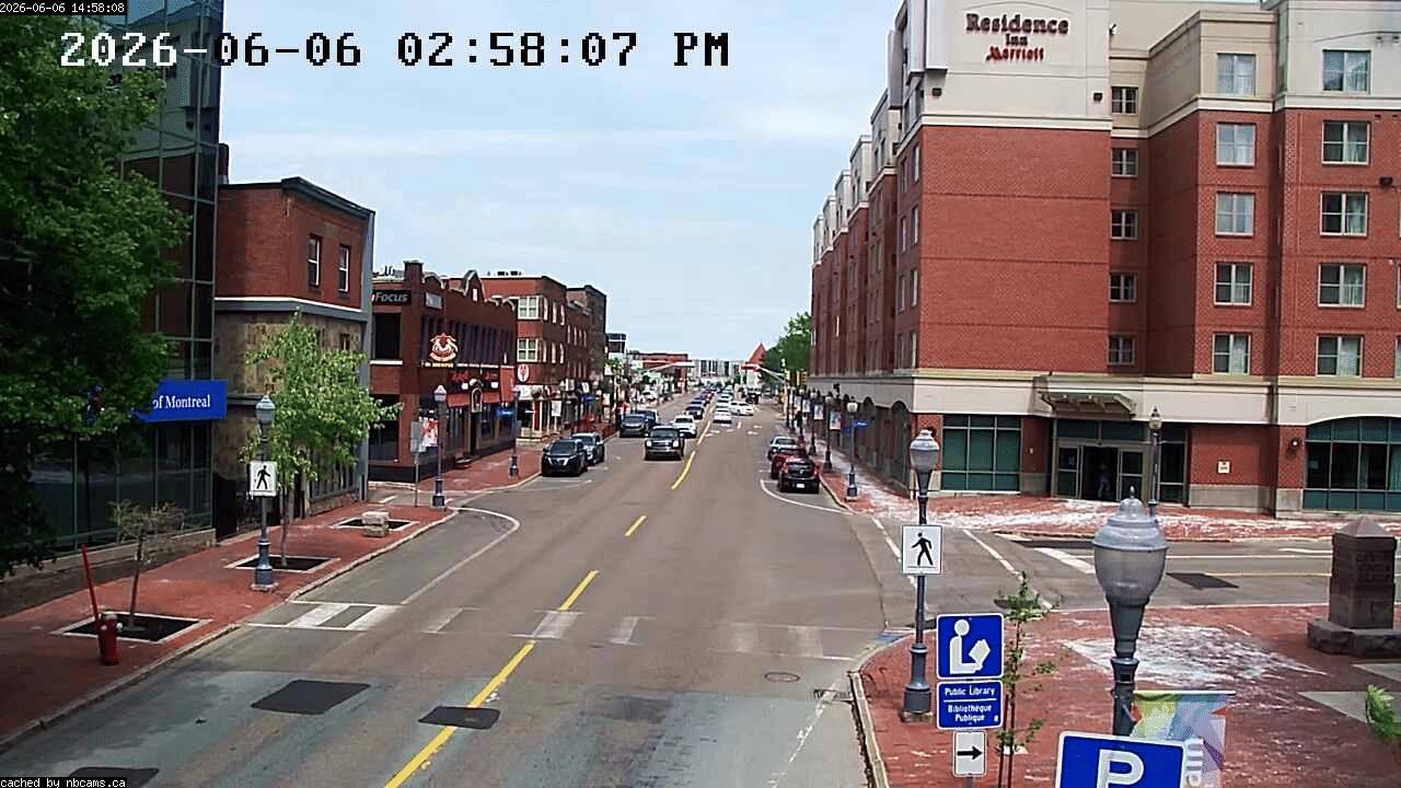 Web Cam image of Moncton (Main Street East)