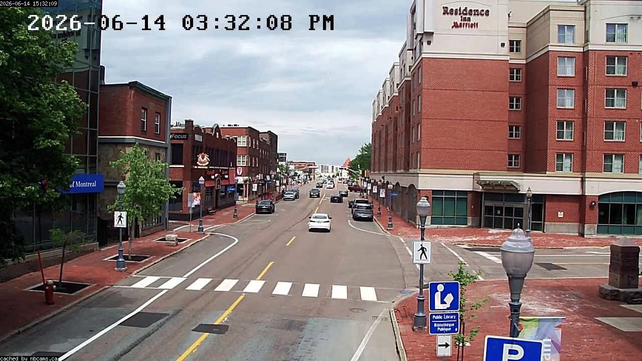 Web Cam image of Moncton (Main Street East)