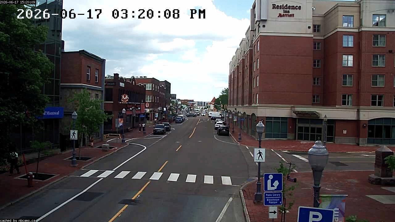 Web Cam image of Moncton (Main Street East)