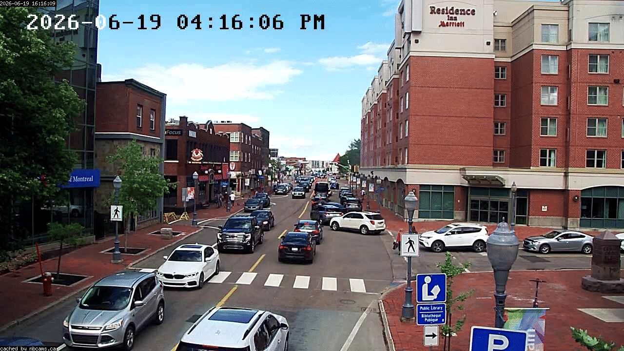 Web Cam image of Moncton (Main Street East)