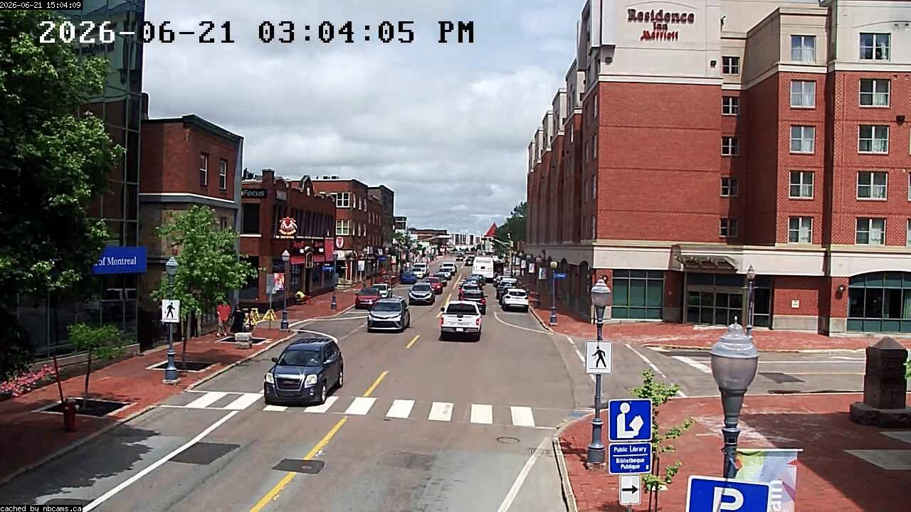 Web Cam image of Moncton (Main Street East)