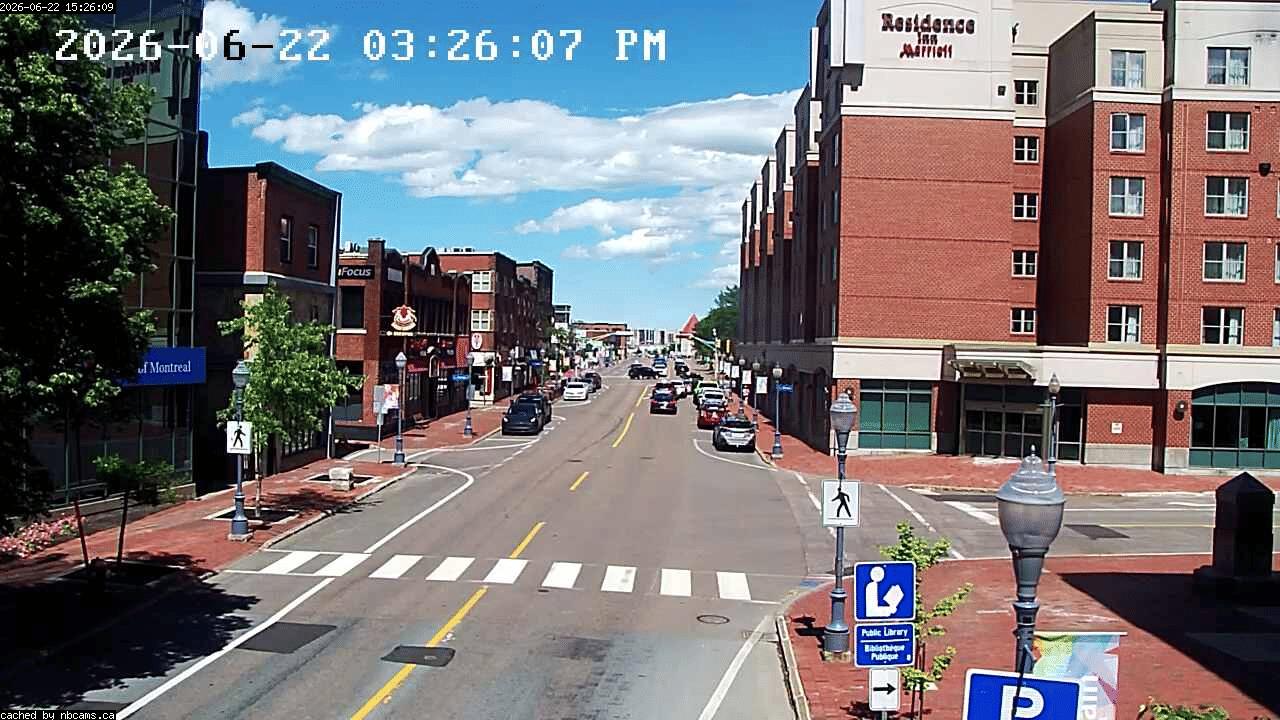 Web Cam image of Moncton (Main Street East)