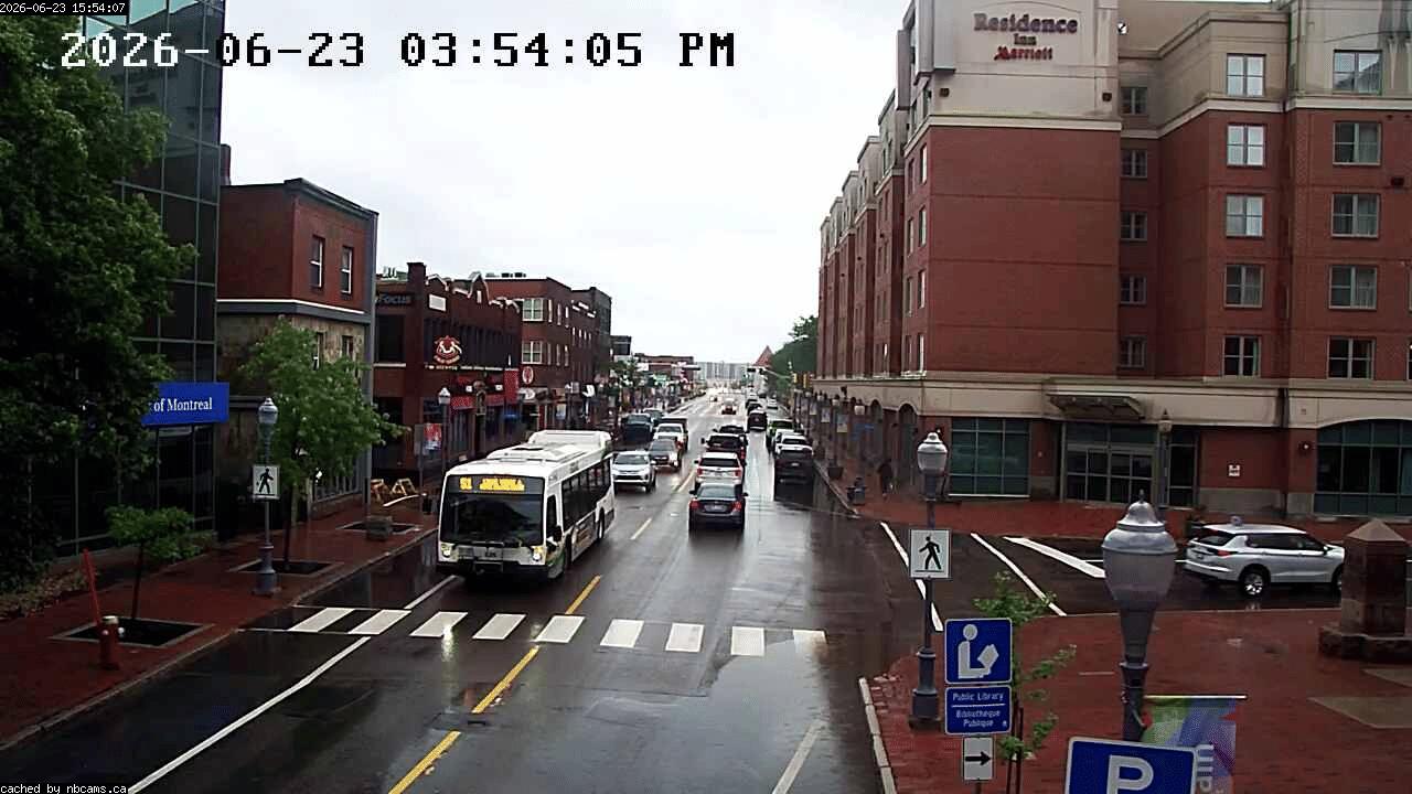 Web Cam image of Moncton (Main Street East)