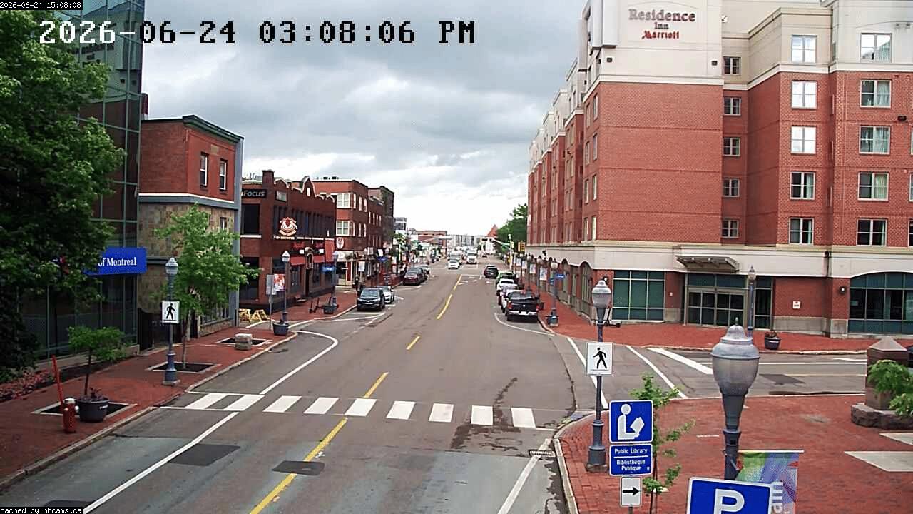 Web Cam image of Moncton (Main Street East)