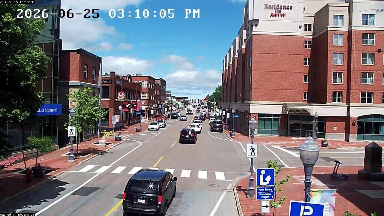 Web Cam image of Moncton (Main Street East)