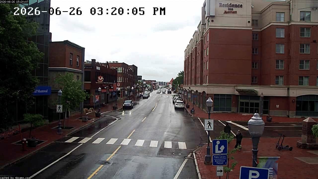 Web Cam image of Moncton (Main Street East)